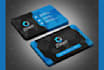 design erect business card minimalist business card design