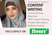 write seo article and website content