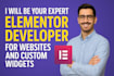 be your expert elementor developer for websites and widgets