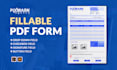 create custom design fillable PDF forms