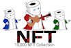 design character and randomly generated nft art collection