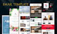 do email template design with stripo, mailchimp, HTML,