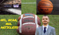 write ncaa, NFL, and nhl articles