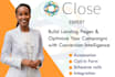 set up your close io crm with required automation