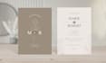 create an elegant wedding invitation card design