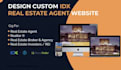 develop custom real estate website with idx mls
