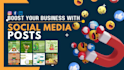 design social media poster for instagram facebook linkedin