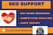 do professional SEO keyword research and competitor analysis