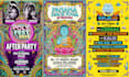 create an animated motion flyer for concerts and festivals