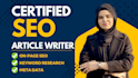 do crafty SEO article writing content writing and blog posts