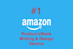 write and design your amazon product ebook