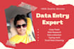 do data entry, data collection, typing