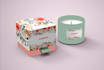 do candle label design, product label design and mockup