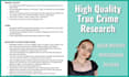 research a true crime case