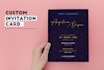 design a beautiful invitation card for any event