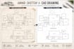 convert your sketch PDF or image to autocad floor plan