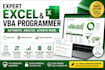provide excel, vba dev and web scrapping services