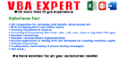 provide excel, vba dev and web scrapping services