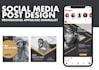 design 30 attractive and appealing social media posts