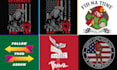 do premium quality firefighter logo hoodie and tshirt design
