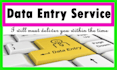 do data entry, and copy paste job