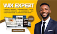 build wix website, redesign wix website design wix website, wix ecommerce