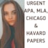 write your apa, mla, chicago papers