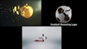 make football and soccer logo reveal video