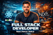 be your full stack software developer, react, next js