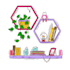design custom vector hand drawn icon set  illustrations