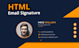 clickable email signature for gmail, outlook, apple mail