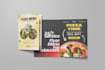 design advertising flyer, real estate, restaurant food flyer