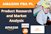 do amazon product research and market analysis amazon fba pl