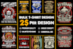 do custom graphic tee shirt design for pod business within 24 hours