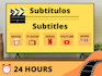 translate and  add subtitle your videos or audios
