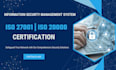 provide iso 27001, iso 20 000 documentation and certification