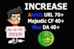 increase url rating ahrefs ur upto 70 plus