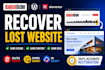 restore website in wordpress from wayback machine and hacked site recovery