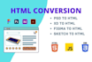 convert psd to html, xd to html, figma to html