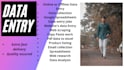 do data entry, copy paste, web research, excel data entry