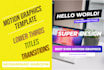 create custom motion graphics template for premiere pro
