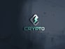 design crypto coin, token, nft, cryptocurrency, technology, gaming, esports logo