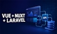 develop your vue nuxt frontend with a laravel API backend