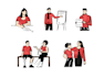 design hand drawn vector icons and illustrations