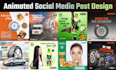 create attractive social media motion banner, gif banner