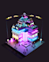 create isometric 3d art