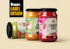 design modern and professional product label and packaging