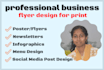 professional business flyer design for print