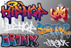 do pop art graffiti design with your details name, logo