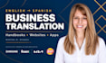 translate your business handbook, website, app to spanish